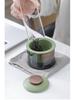 Portable Ceramic Tea Set: Quick Cup, One Pot, Three Cups - Perfect for Travel and Outdoor Use