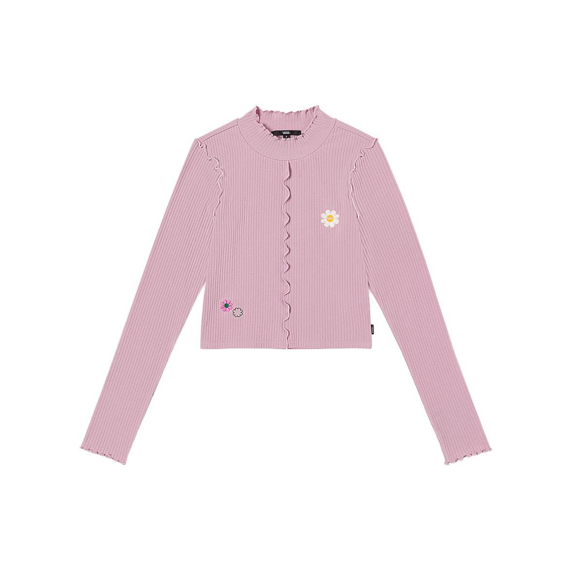 

New Vans W OVERSIZED FLORAL Knitwear Women s Light Purple VN00074DBLT M