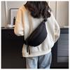 Crossbody Breast Bag Canvas Casual Bag Women's New Trendy Summer Sports Niche Versatile Ins Fanny Bag Women's Bag