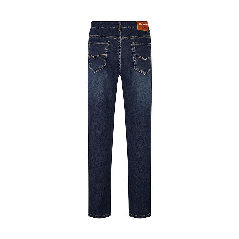 Septwolves Men's Lyocell Blend Stretch Straight Leg Jeans