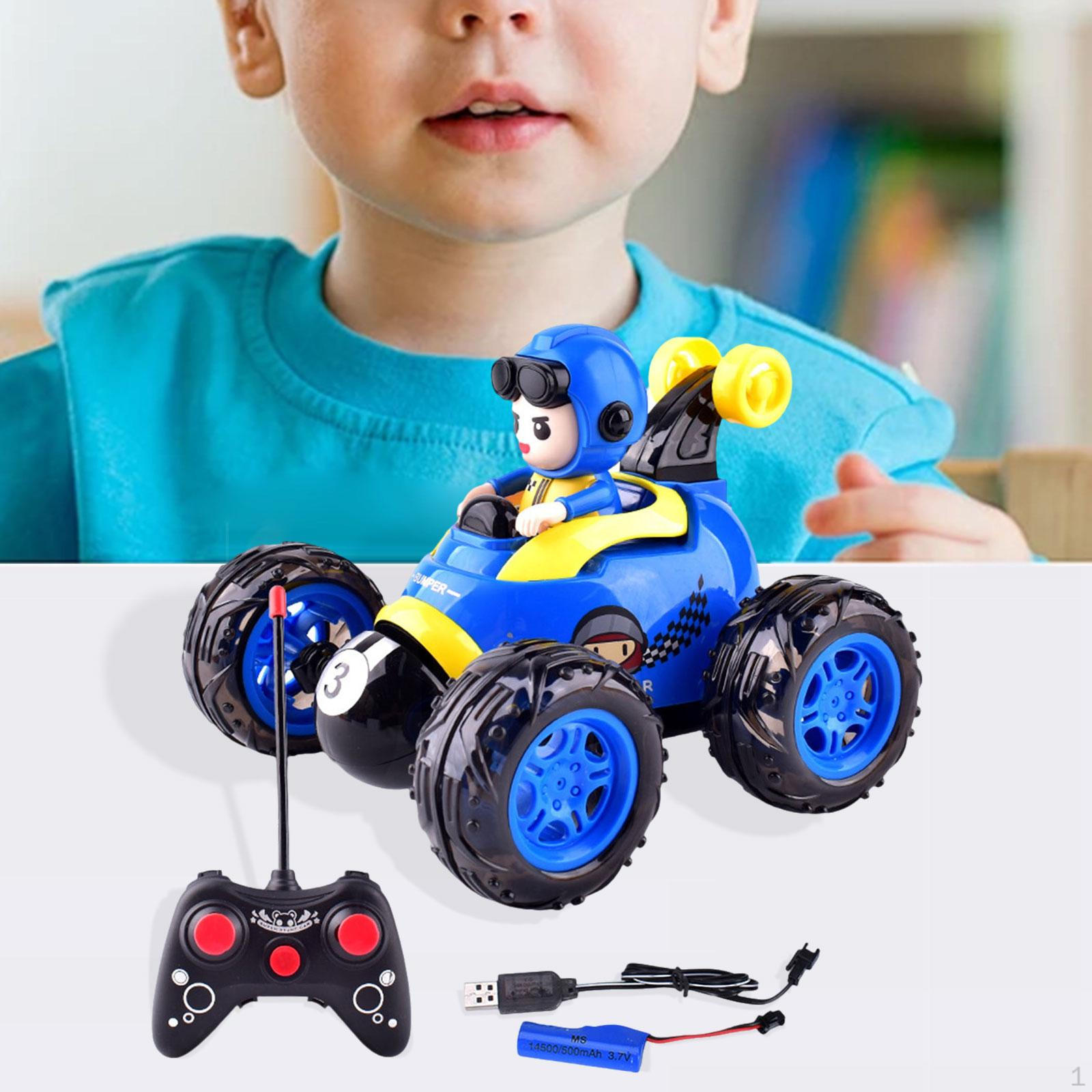 

Радиоуправляемая машина Динамический трюк для детей Взрослых 3 4 5 6 7 8 9 10 11 12 лет синий