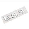 3D ABS E63 E63S Logo Emblem Decal Car Rear Trunk Badge Sticker