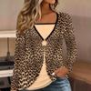 Tops for Women  Floral Print Long Sleeve Fake Two‑Piece Top Fall Casual Slim Pullover Women's Long Sleeve Top