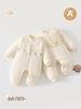 Autumn/Winter Quilted Cotton Baby Jumpsuit - Seamless Crawling Clothes for Newborns