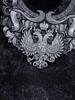 Men's Vintage Russian Crest T-Shirt, Double-Headed Eagle with Crown and Sword, Breathable Crew Neck for Patriotic Wear