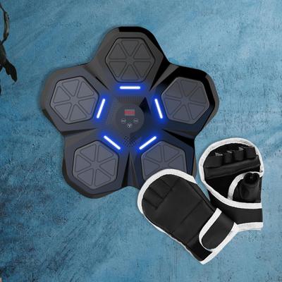 Electronic Boxing Machine Music Wall Target Mounted with Half Finger Gloves