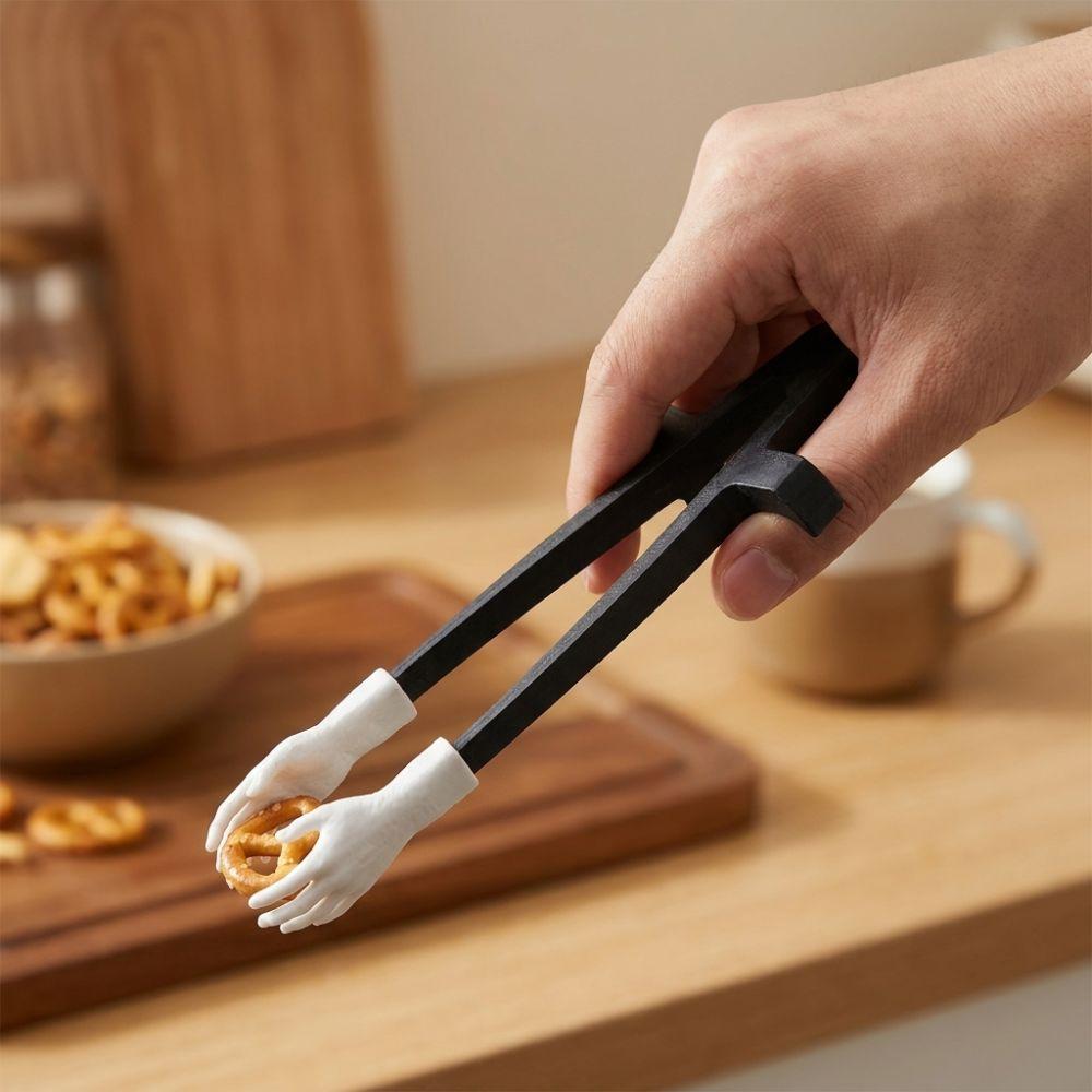 3D Printed Hand Shaped Snack Tongs Finger Ring Mount No Mess Snack Grabber Clip Office Party
