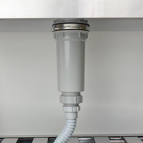 Gaona Sink Trap, Compatible with 11.5cm Drain Diameter, with Adapter, for Mini Kitchen Sinks, GA-PB064