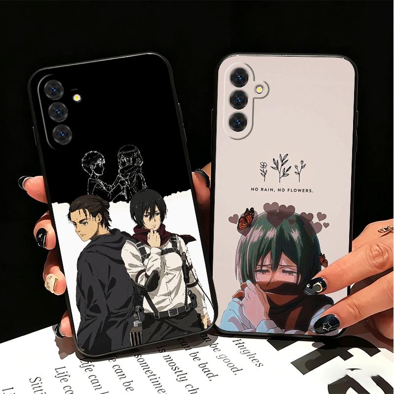 A-Attack On T-Titan Mikasa Soft Phone Case for Samsung A17 A37 A57 A16 A26 A36 A56 A15 A25 A35 A55 A14 A24 A34 A54 A13 A23 A33 A