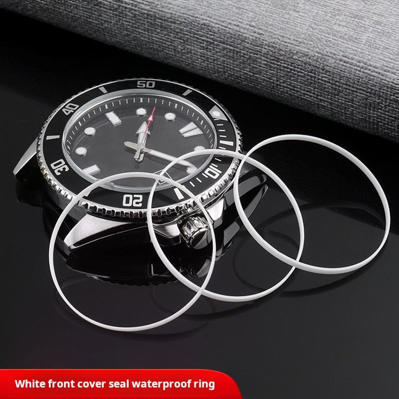 Waterproof rubber Sealing Ring For Casio Swordfish mdv-106 front cover glass back cover seal washer table Silicone accessories