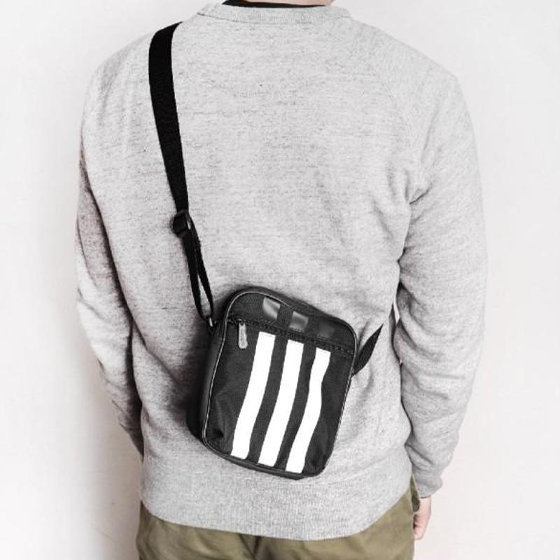 New Adidas Neo Polyester Crossbody Bag Regular Unisex Black FL1750