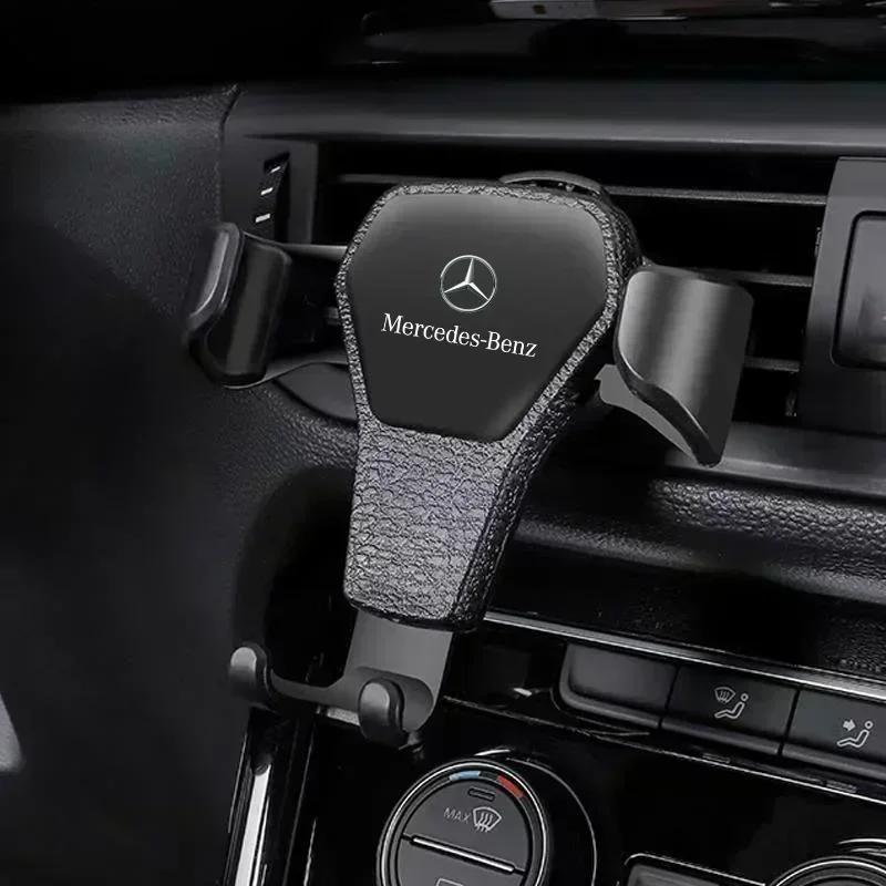 Car Specific Car Mount GPS Phone Vent Clip Installation For Mercedes Benz AMG C180 C200 C260 C300 W108 W124 W126 W140 W168 W169 GJ1