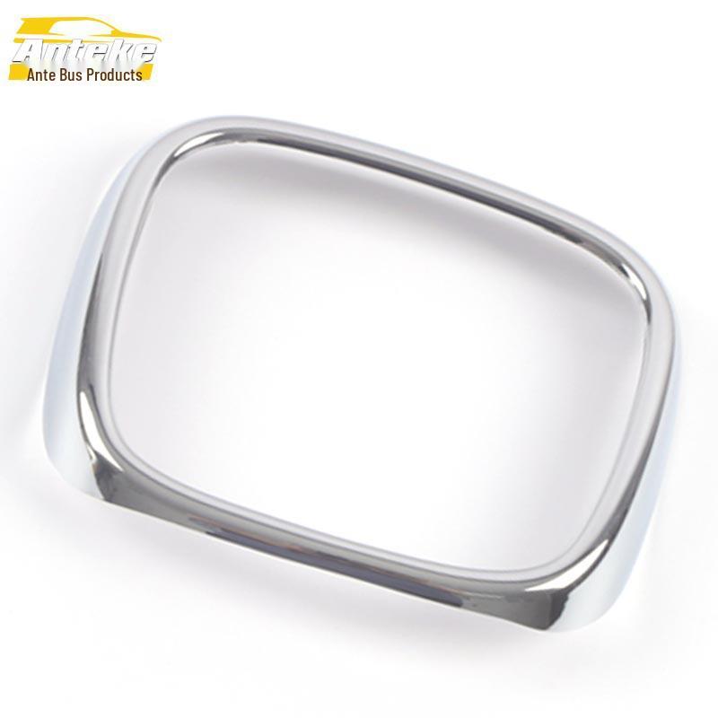 21 Fit Front Grille Badge Cover & Decorative Frame: Electroplated Front Lip & Grille Sequins Sticker