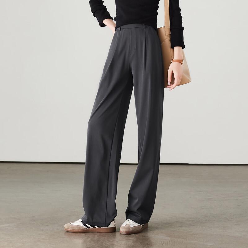SOFSIL Women s High-Waisted Straight Leg Suit Pants 26/S