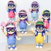 6pcs/set Cute Arale  Action Figures Model Toys  10cm
