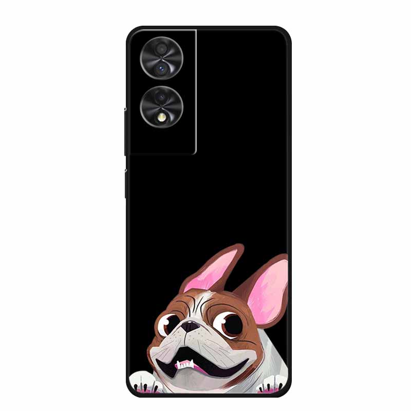 

Чорний силіконовий чохол для TCL 50 SE Чохол Coque М яка задня кришка для телефону TCL 40 NxtPaper 4G 505 50 50 XE 5G Чохол Funda Мультяшний кіт TCL 40 NxtPaper 4G