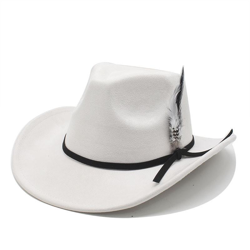 Style Felt Hat With Embroidered Tapestry And Wide Brim For Men And Women