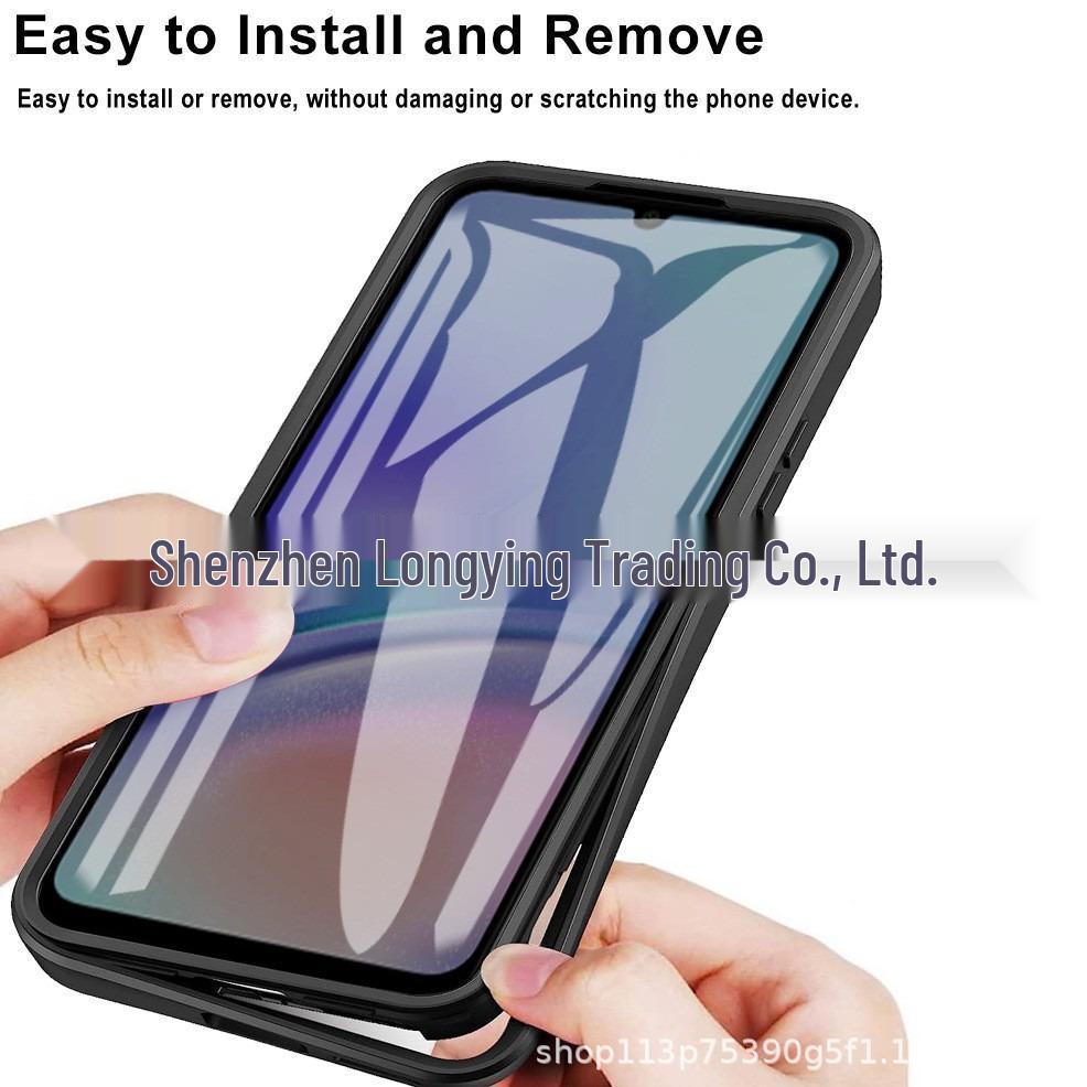 Samsung S25FE Qicai 360° Full Coverage Transparent Case & Film | S26 Plus Drop Protection