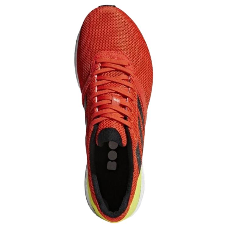 New Adidas ADIZERO JAPAN 4 Slip Resistant Abrasion Resistant Low top Running Shoes Men's Red Yellow B37378