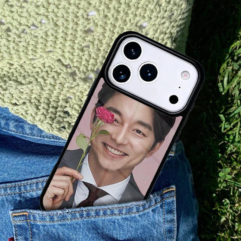 Kpop Gong Yoo soft mobile phone case Compatible with IPhone 17 16 15 14 13 12 11Pro Max 17 Air cover
