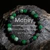 Festive Gifts Green Agate African Turquoise Black Onyx Beaded Bracelet Natural Fashion Jewelry For Men Women Daily Wear Gift