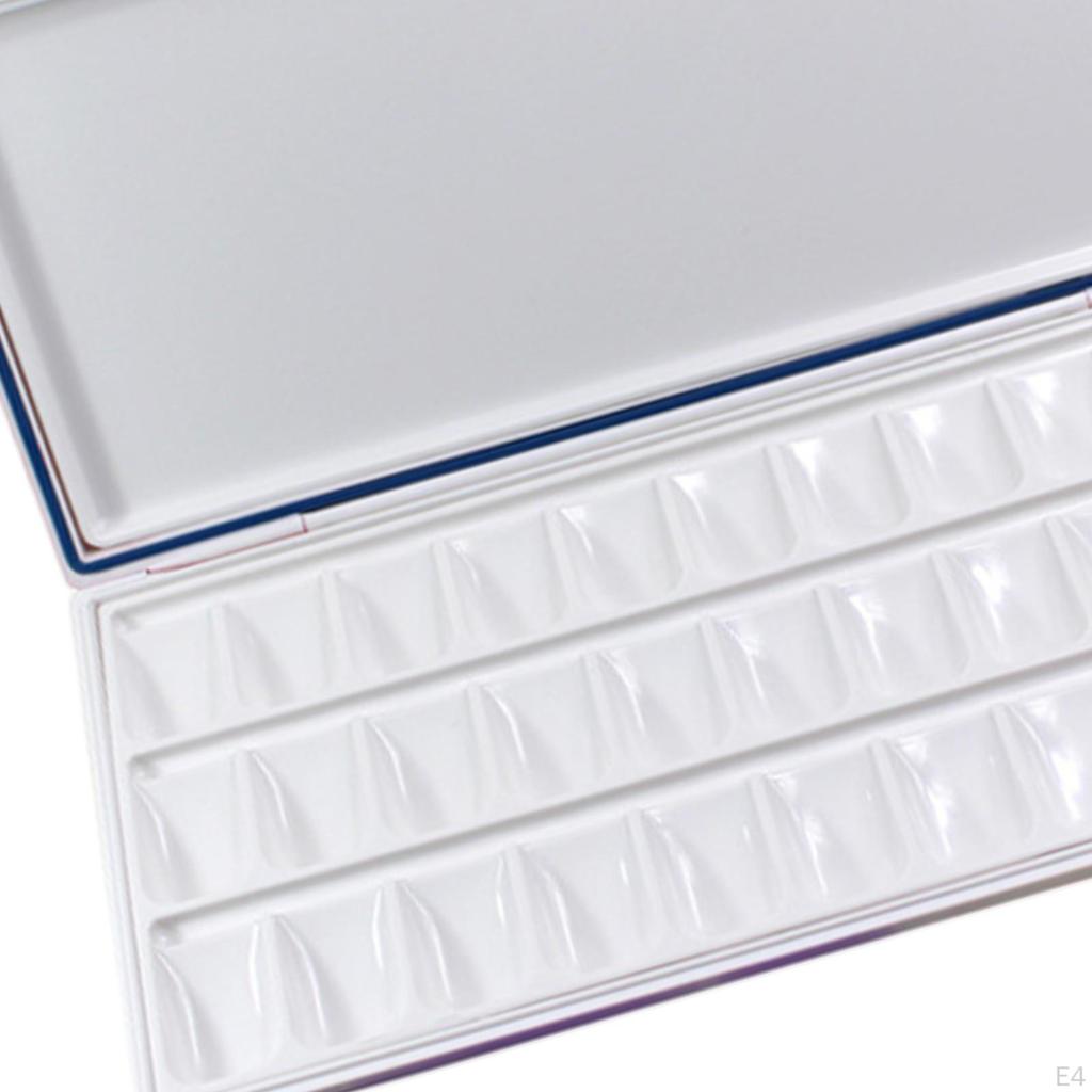 Gouache Mixing Tray with Storage for Watercolor Paints, Travel-Friendly Palette