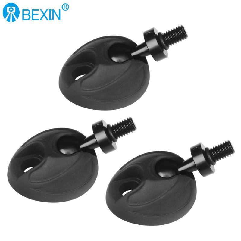 Beixin Universal Anti-slip Tripod Foot Pads for DSLR 3/8" Screw Monopod Base