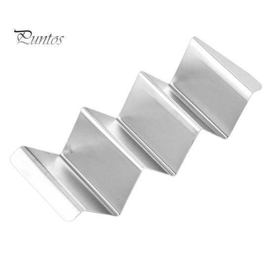 

Держатель для тако из нержавеющей стали. Многоразовая подставка для блинов с антипригарным покрытием. Вмещает до 3 тако. Подходит для посудомоечной машины и микроволновой печи. Держатель для буррито. Поднос для кухонной выпечки. S