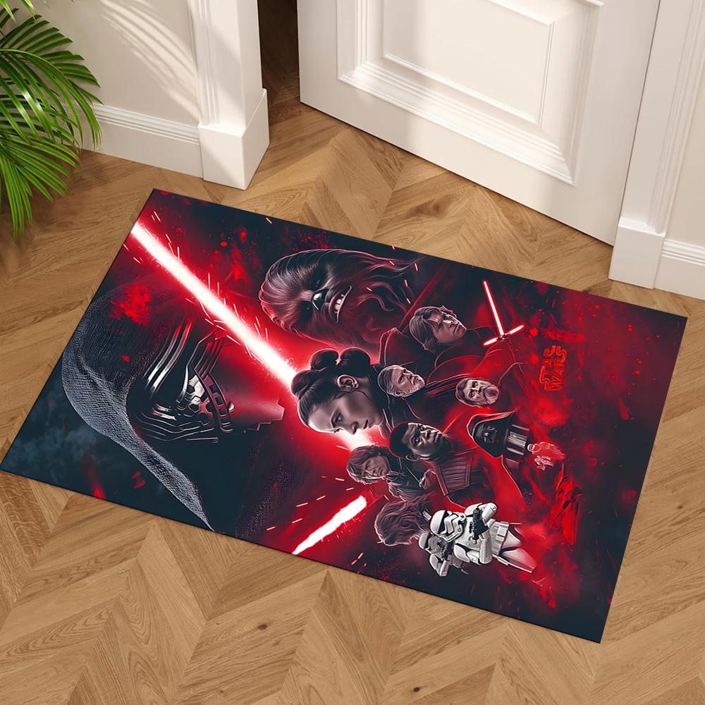Star Wars Floor Rug Office Rug Suitable for Playrooms Game Room Hallway Foyer Anti-slip Rug Decorate Offices Perfect Birthday Christmas Gift Idea