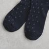 Monfoot Small Pattern Formal Socks Navy