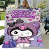 1pc. Cute Kuromi Design Blanket - Perfect for Home, Office, Outdoor Use & G
