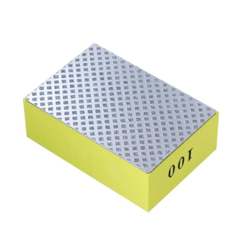 Durable Diamond Hand Polishing Pads for Sanding Concrete Glass Stone Granite Marble Remove for Sharp Edge 60# 100# 200#