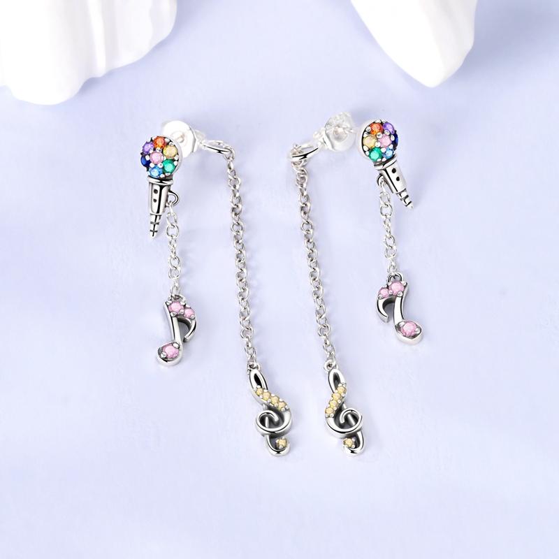 copper Shining Earring Women Colorful Zirconium Insect Ear Stud Brilliant Wedding Earring Jewellery Gift High Quality