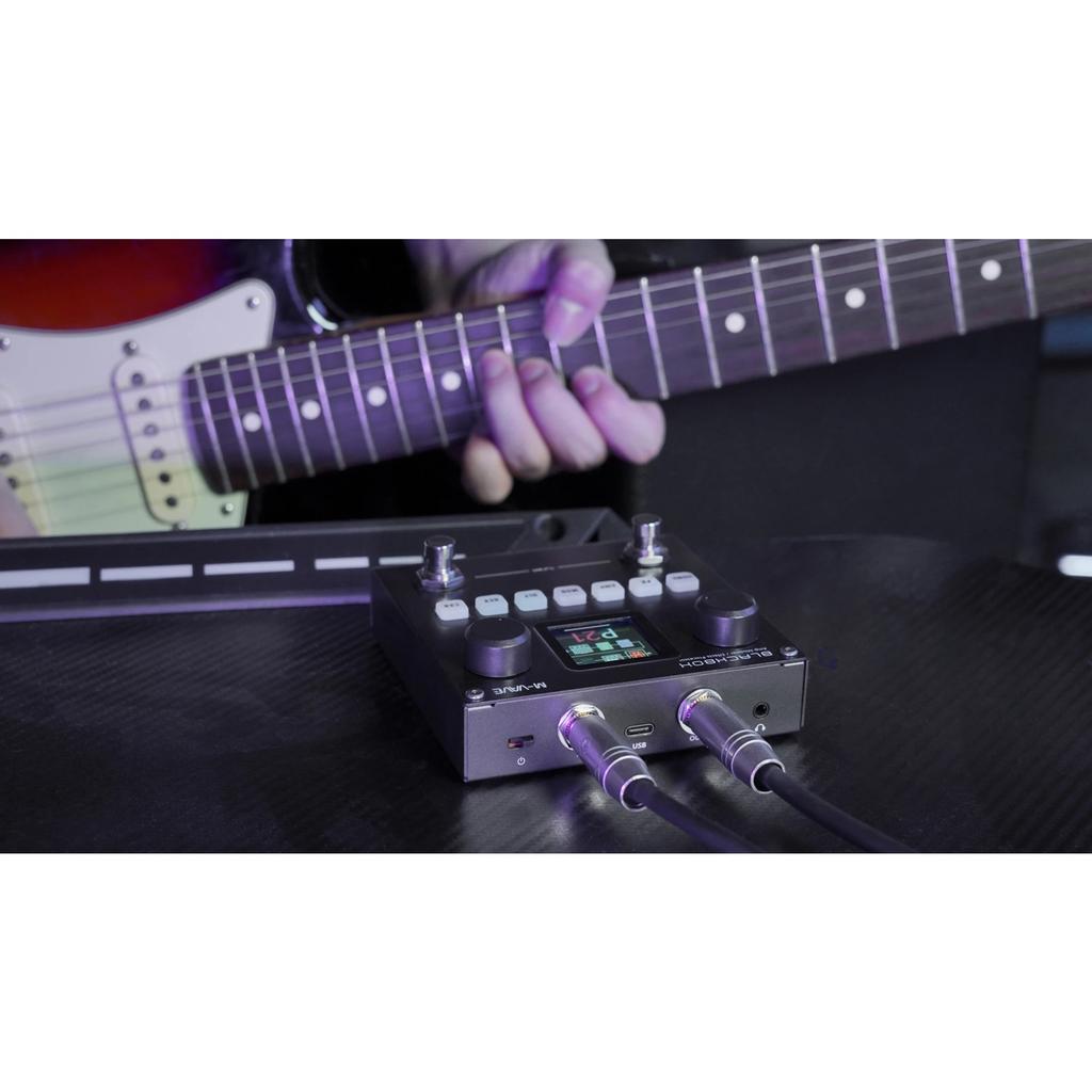 Processador de Efeitos Múltiplos Modelador de Amplificador de Guitarra / Baixo Blackbox Recarregável para Guitarra Elétrica Baixo
