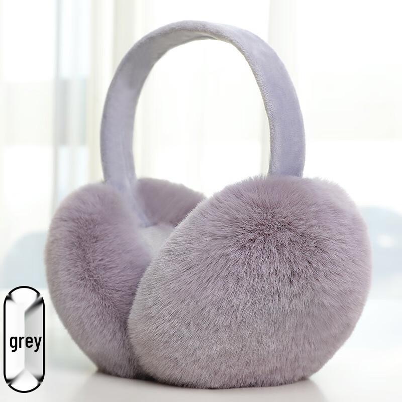 Ruiya Милые Плюшевые Складные Зимние Наушники One Size