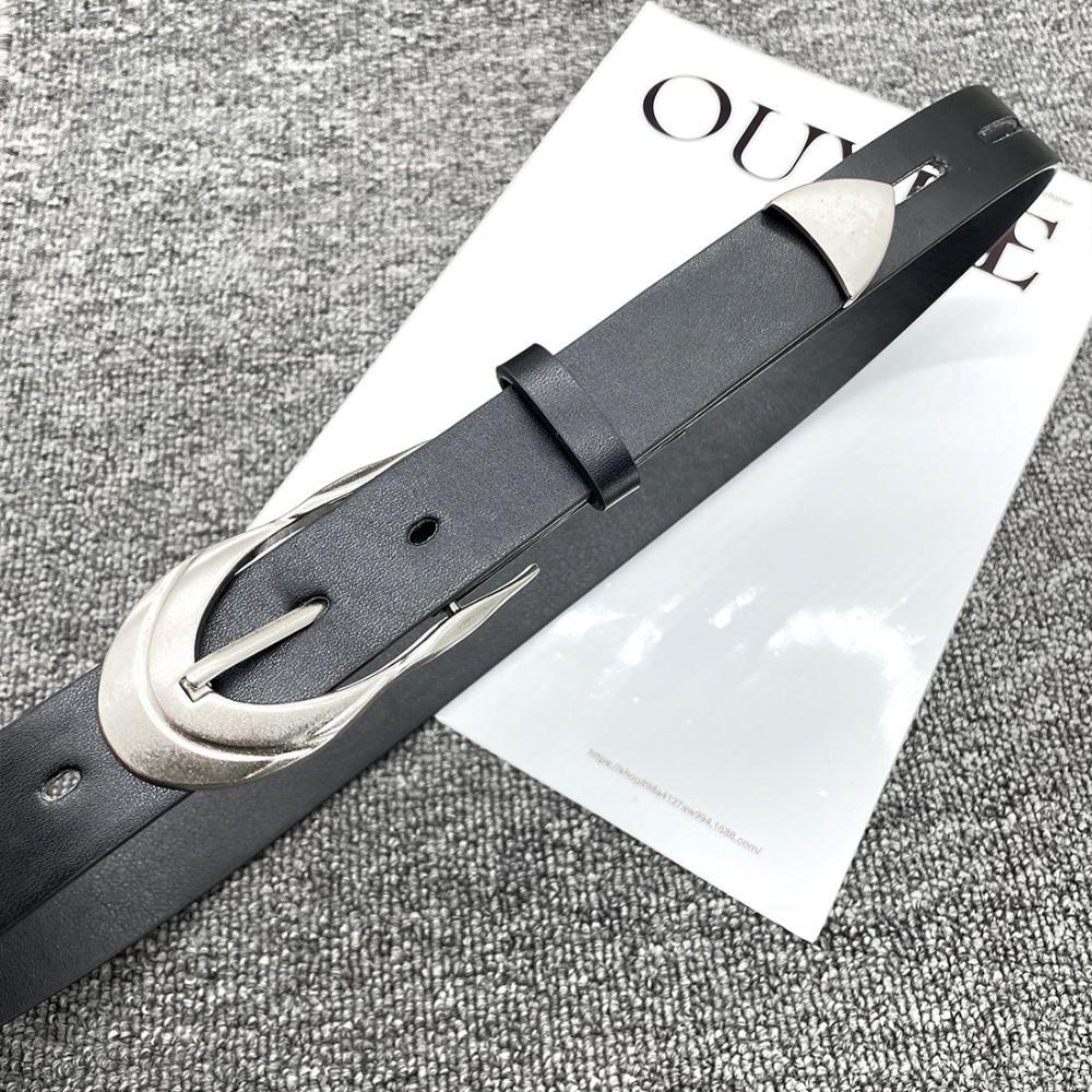 Black Women's Belt Vintage Dress Jeans Belt Versatile Waist Belt  Waist Decoration