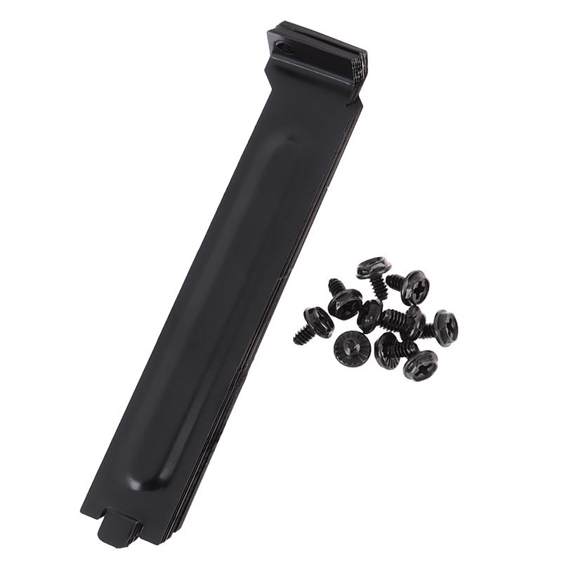 Computer Chassis Rear Graphics Card Pci Dust-Proof Baffle Motherboard Universal Metal Baffle Black Non-Porous Baffle