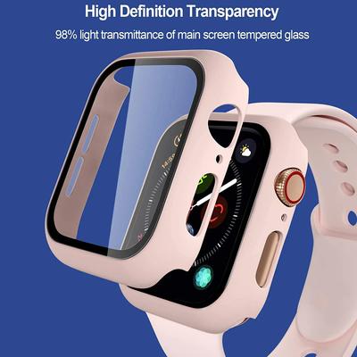 Glas + Gehäuse + Armband für Apple Watch Band 42 mm 44 mm 41 mm 40 mm 38 mm 45 mm 49 mm Displayschutzfolien für Apple IWatch Serie 8 7 6 SE 5 4