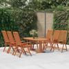 Day and Night - Day and Night Garden Dining Set 7 Pieces Solid Eucalyptus Wood