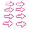 100Pcs Paper Clips Cute Unique Shape Electroplating Process Lightweight Portable Metal Paperclip