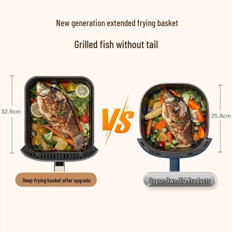 SUPOR 6L Far-Infrared Visual Touchscreen Air Fryer