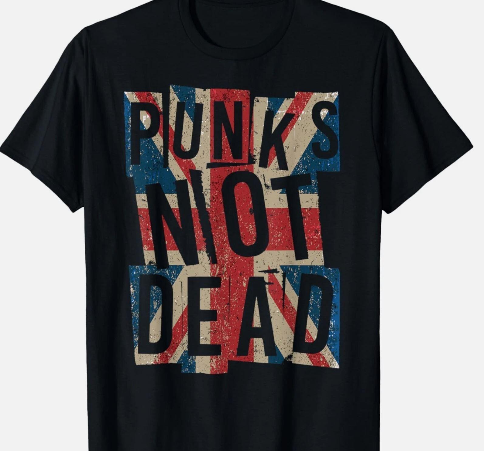 

26 Punks Not Dead - Vintage - UK London Flag - Punk Is Not Dead T-Shirt Unisex T-Shirt XXXXL
