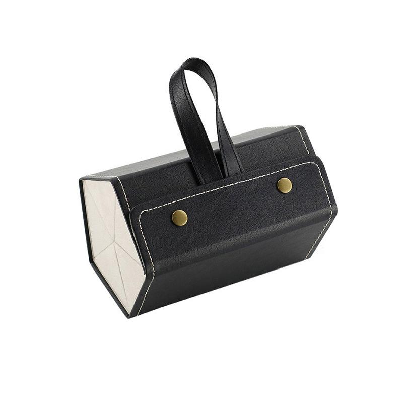 Portable Glasses Case Multifunctional Jewelry Box Multi Slot Eyewear Storage Display Box Travel Folding Sunglasses Handbag