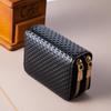 Leopard Print RFID Card Holder Wallet, Double Zipper Compact Bifold Purse, Multi-Card Slots, Anti-Theft Credit Card Organizer for Women, Men