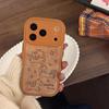 Embossed Brown Lucky Horse iPhone 17 Pro Max Crossbody Case for Autumn & Winter