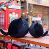 Kawaii Black Cat Plush Toy Cute Stuffed Animal Kitty Plushie Soft Pillow Gift For Kids Birthday Gift For Boys Girls Home Decor