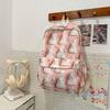 School bag Korean version ins cute cartoon bear print element ulzzang versatile soft girl flower back
