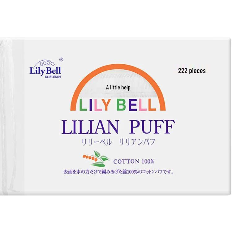 Premium Lily Bell Soft Cotton Pads for Cleansing & Makeup Removal, 240 Sheets