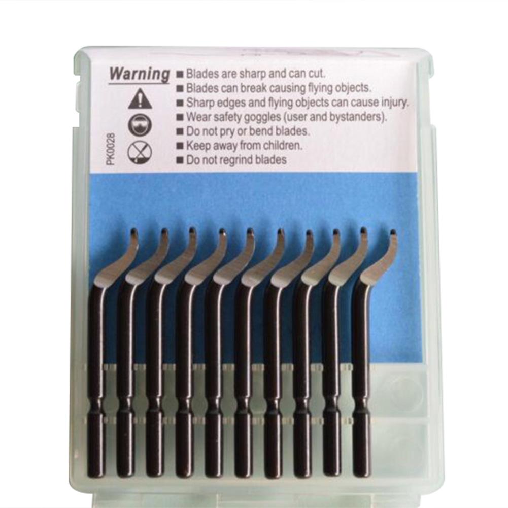 

High Speed Steel Deburring Tool 10PCS for BK3010 Blade - Perfect for Steel, Aluminum & Plastic Edge Smoothing & Hole Deburring China Mainland