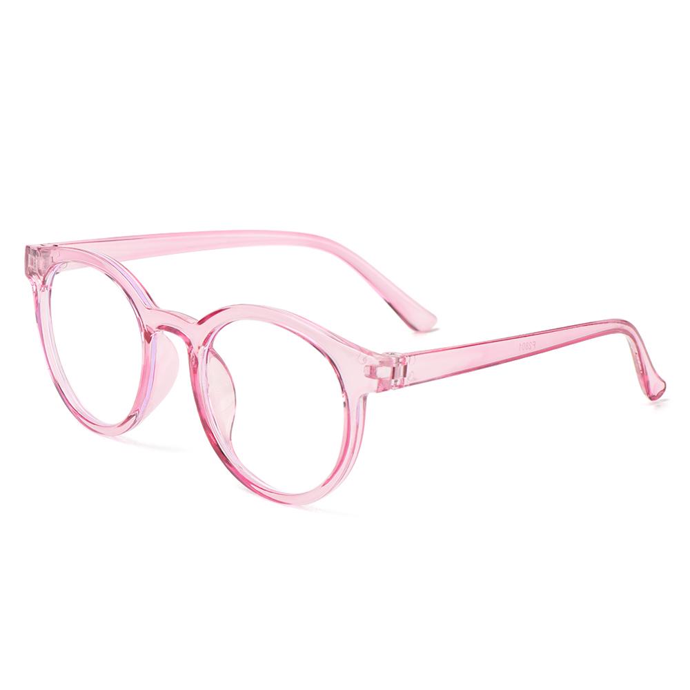Kids Anti-Blue Light Glasses Children Boys Girls Round Ultra Light Frame Glasses Computer Protection Anti-Fatigue Eyeglasses